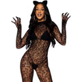 Scarlett Leopard Bodystocking