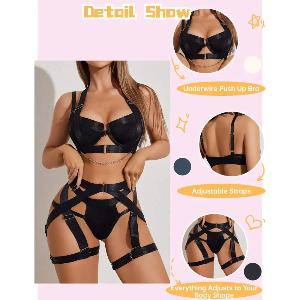 Claudette Harness Set